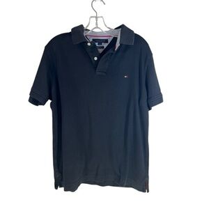 Tommy Hilfiger Men's Navy‎ Blue Polo Shirt Size Large